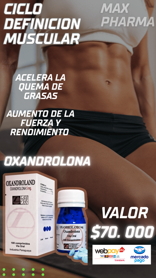 Ciclo Oxandrolona Aumento + Definición Oral
