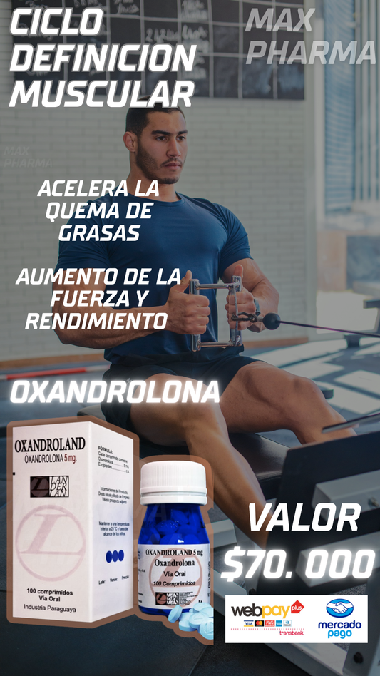Ciclo Oxandrolona Aumento + Definición Oral