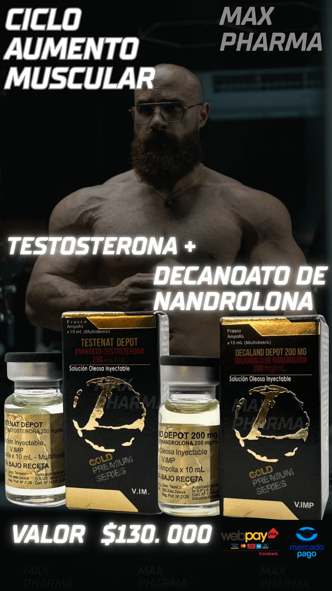 Ciclo Volumen Muscular Testo+Deca