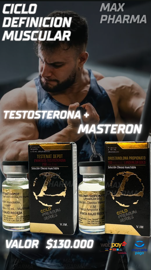 Ciclo volumen magro testo + Masteron